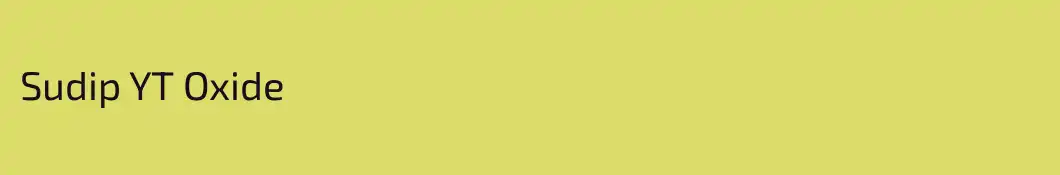 Sudip YT Oxide